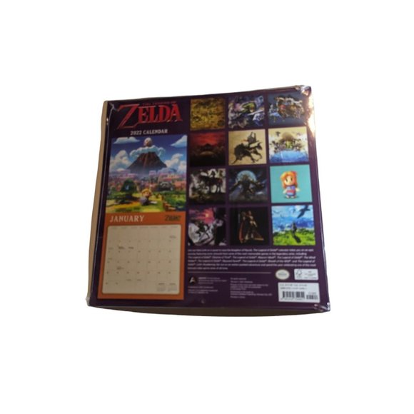 The Legend Of Zelda 2022 Calendar Official Nintendo Licensed Product Abrams New - Picture 3 of 6